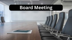 April Board Meeting